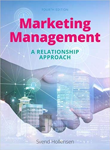 Marketing Management: A relationship approach (4th edition)